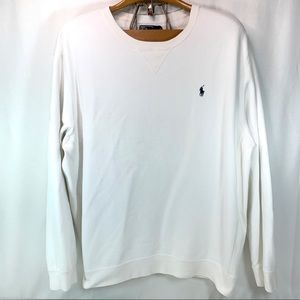 Vtg Polo Ralph Lauren white sweatshirt